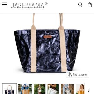 Uashmama Small Petrolio Tote Bag